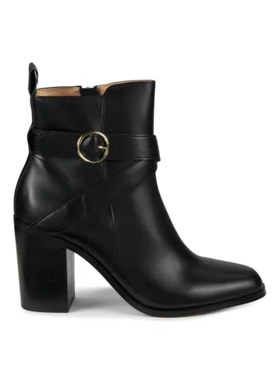 Saks Fifth Avenue Women's Stetson Leather Ankle Boots In Black
