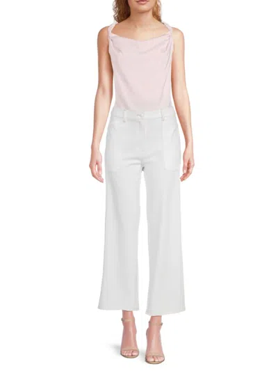 Saks Fifth Avenue Women's Stitch Pants In White