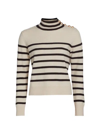 Saks Fifth Avenue Women's Striped Cashmere Sweater