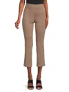 Saks Fifth Avenue Women's Textured Cropped Pants In Camel