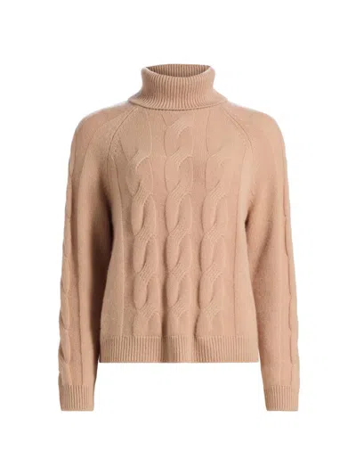 Saks Fifth Avenue Women's Turtleneck Cashmere Sweater In Brown