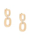 Saks Fifth Avenue Women's Two-tone 14k Gold Oval-link Drop Earrings In Gold