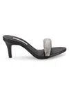 Saks Fifth Avenue Women's Venus Embellished Strap Sandals In Black Rhinestone
