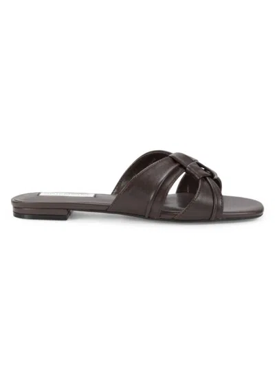 Saks Fifth Avenue Women's Walker Leather Sandals