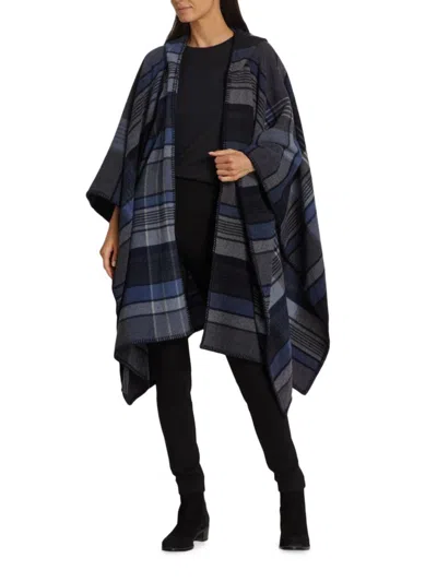 Saks Fifth Avenue Women's Wool Belted Cape In Multi