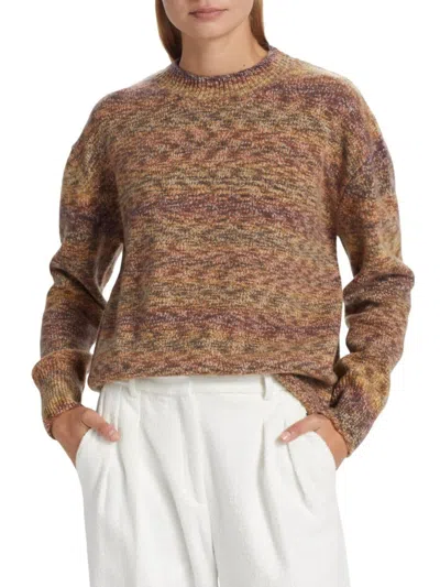 Saks Fifth Avenue Women's Yarn-dyed Wool Pullover Sweater In Doe