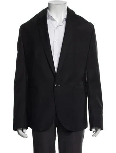 Pre-owned Saks Fifth Avenue Wool Blazer In Black