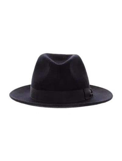 Pre-owned Saks Fifth Avenue Wool Fedora Hat In Multi