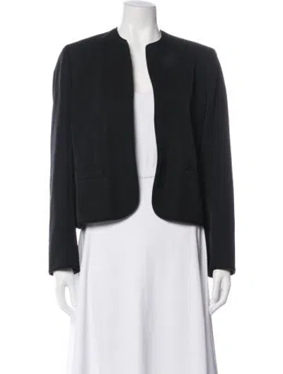 Pre-owned Saks Fifth Avenue Wool Jacket In Black
