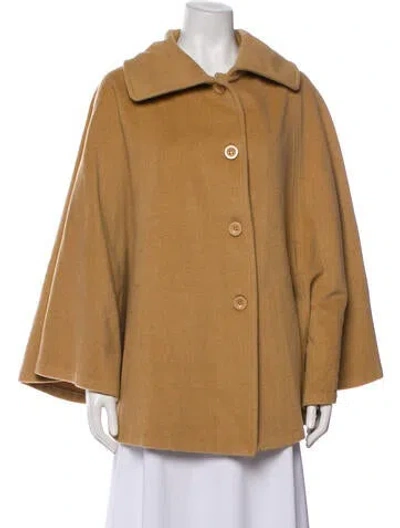 Pre-owned Saks Fifth Avenue Wool Jacket In Brown