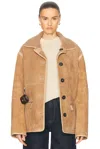 Saks Potts Ada Jacket In Tan