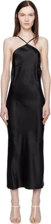 Saks Potts Black Sno Midi Dress In Black