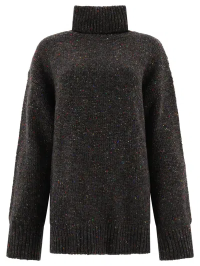 Saks Potts "camilla" Turtleneck Sweater In Brown