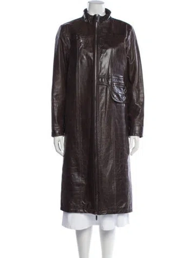 Pre-owned Saks Potts Coat In Brown