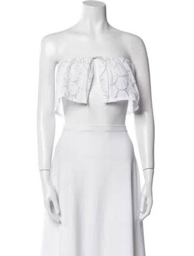 Pre-owned Saks Potts Cover-up In White
