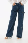 Saks Potts Eyelet All-over Salma Carpenter Jeans In Blue