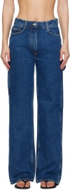 Saks Potts Salma Jeans Indigo Blue Xs In Indigo Blue