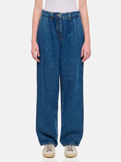 Saks Potts Shake  Denim Pants In Blue