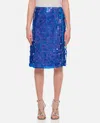 Saks Potts Blue Marna Midi Skirt In Blue