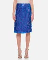 Saks Potts Blue Marna Midi Skirt In Blue
