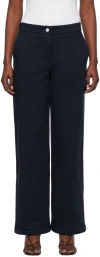 Saks Potts Navy Roger Lounge Pants In Navy