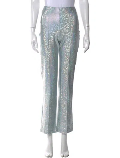 Pre-owned Saks Potts Patterned Flared Pants