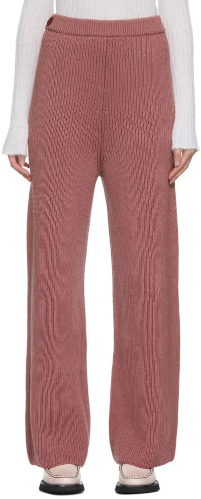 Saks Potts Pink Maise Lounge Pants In Rose
