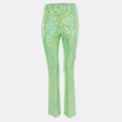 Saks Potts Poison Green Foil Print Jersey Leggings