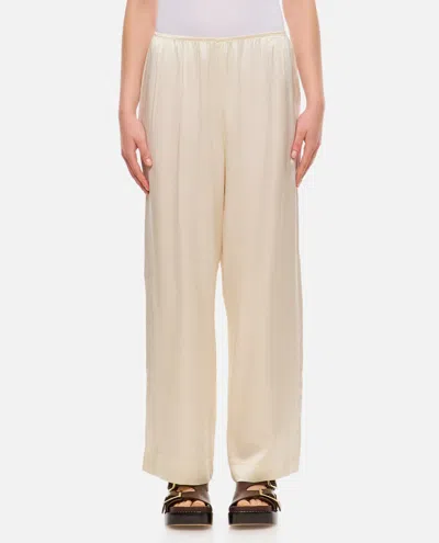 Saks Potts Dressing Gownrto Silk Trousers In White