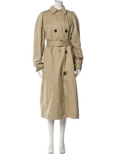 Pre-owned Saks Potts Trench Coat In Neutral