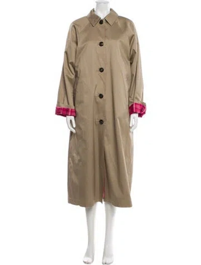 Pre-owned Saks Potts Trench Coat In Neutral