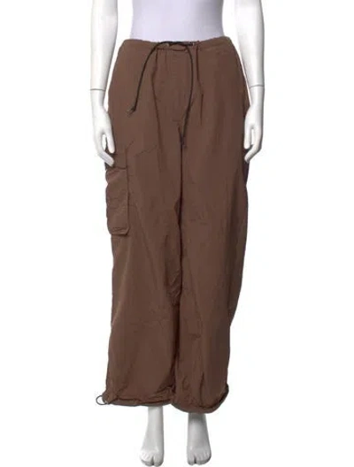 Pre-owned Saks Potts Wide Leg Pants In Brown