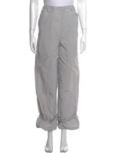 Pre-owned Saks Potts Wide Leg Pants In Grey