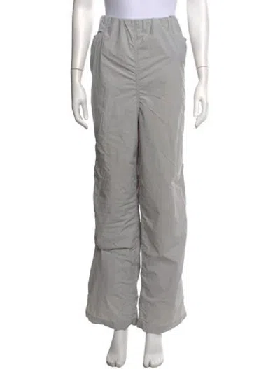 Pre-owned Saks Potts Wide Leg Pants In Grey