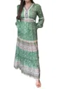 Sal Rosa Creation Maxi Dress In Green