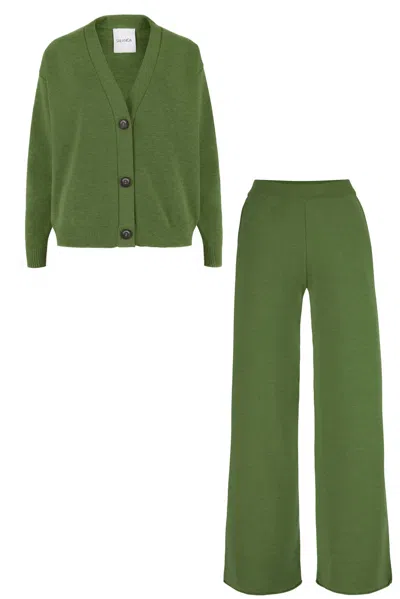 Salanida Bene 100% Merino Co-ord Olive Green