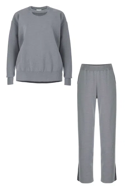 Salanida Ora & Rotondo 100% Merino Co-ord Light Grey