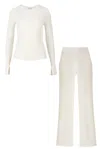 Salanida Vera & Brera Co-ord In White In White