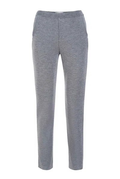 Salanida Women's Alto 100% Merino Joggers Light Grey In Gray