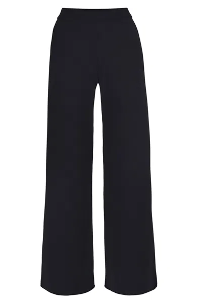 Salanida Women's Bene 100% Merino Wide Pants Black In Multi