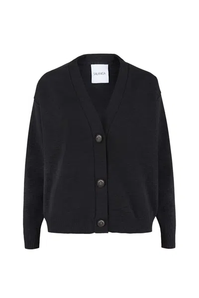 Salanida Women's Bene Merino Cardigan Black