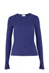 Salanida Women's Blue Brera Merino Long-sleeve Top Navy In Blue