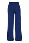 Salanida Women's Blue Vera Ribbed Pants Navy In Blue