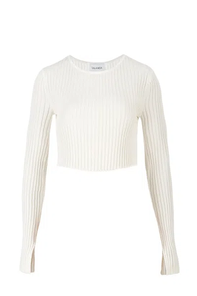 Salanida Women's Brera Crop Top White In Neutral