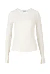 Salanida Women's Brera Long-sleeve Top - White In White