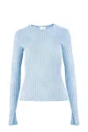 Salanida Women's Brera Merino Long-sleeve Top Light Blue In Blue