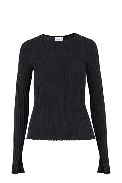 Salanida Women's Brera Merino Long-sleeve Top Black