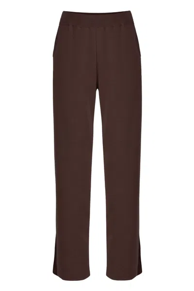 Salanida Women's Brown Ora Merino Pants Chocolate