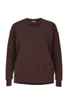 Salanida Women's Brown Rotondo 100% Merino Jumper Chocolate *limited Edition* In Brown