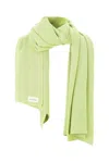 Salanida Women's Green Via 100% Merino Scarf Limone In Green
